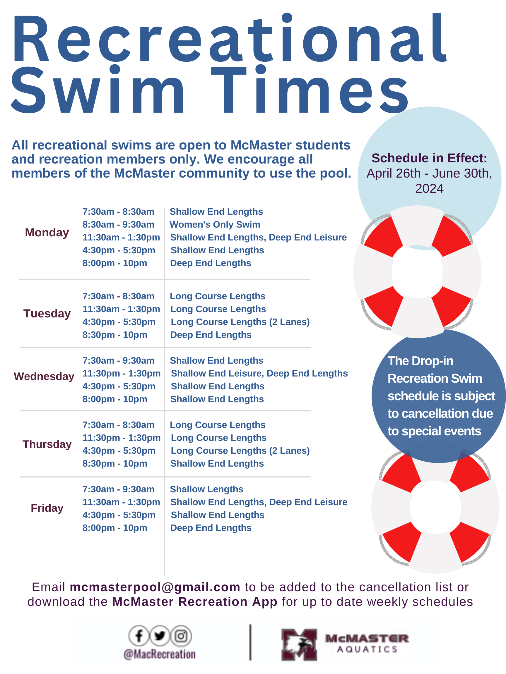 Recreational Swimming | Recreation