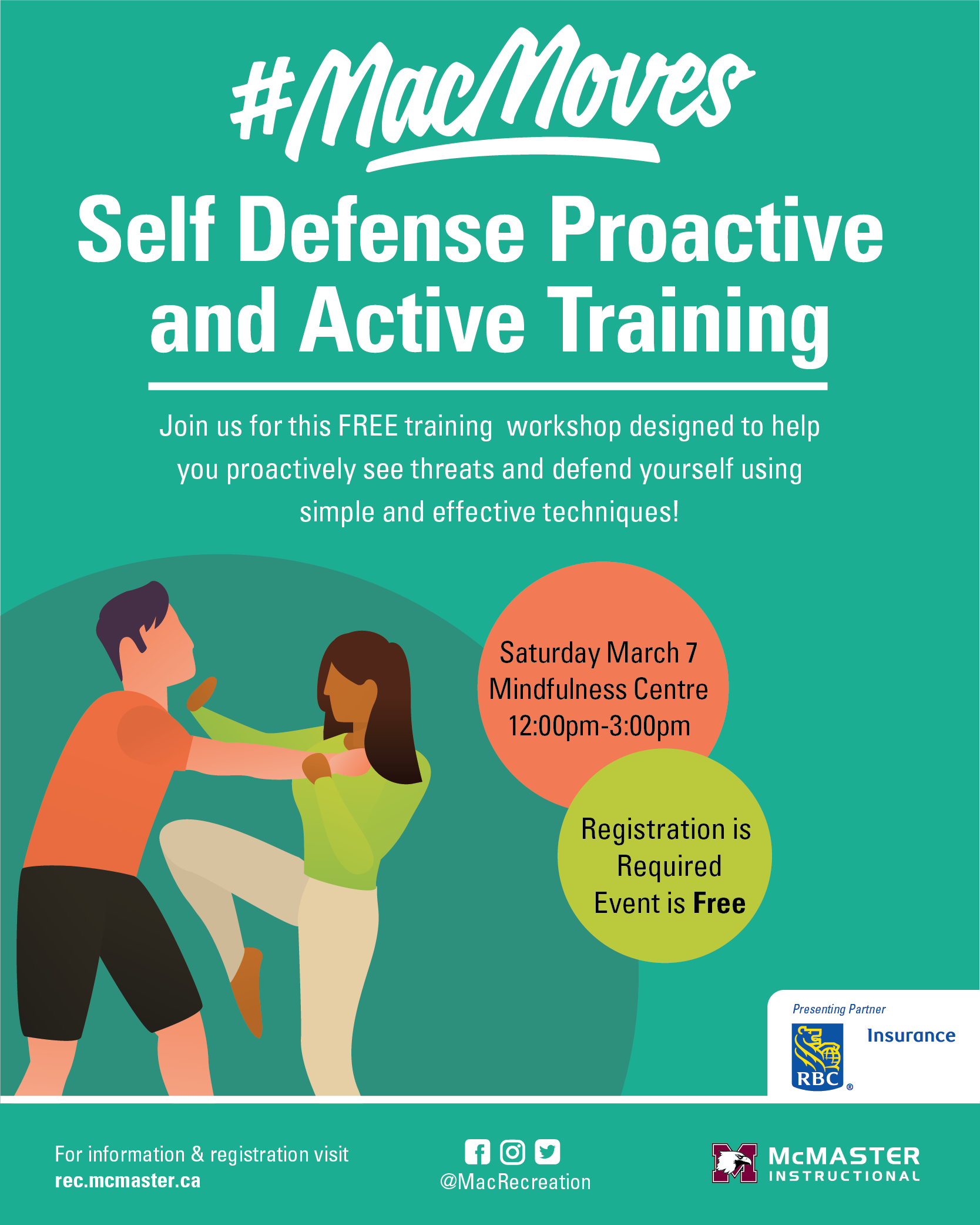 Self Defense, Proactive and Active Training Workshop